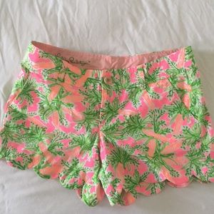 Lilly Pulitzer Shorts Pink, Green, Orange Sz 8